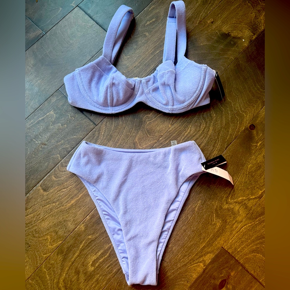 VICTORIA’S SECRET SWIM NWT
- Lilac Terrycloth Bikini swim suit Set